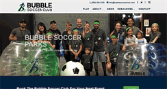 Desktop Screenshot of bubblesoccerclub.com