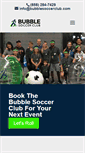 Mobile Screenshot of bubblesoccerclub.com